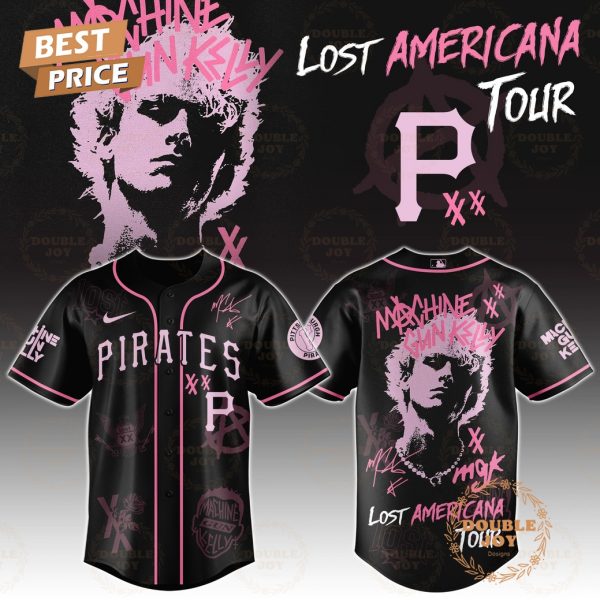 Pittsburgh Pirates x MGK Tour 2025 The Lost Americana Baseball Jersey