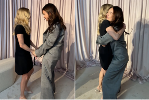 Amanda Seyfried and Lily James