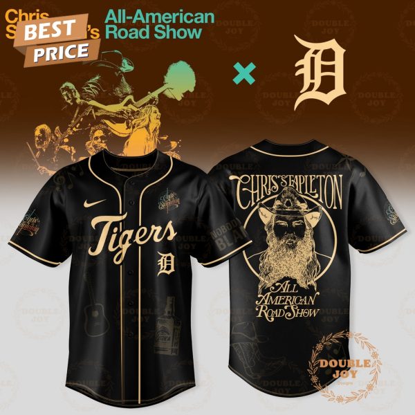 Detroit Tigers x Chris Stapleton Show 2025 All American Road Baseball Jersey