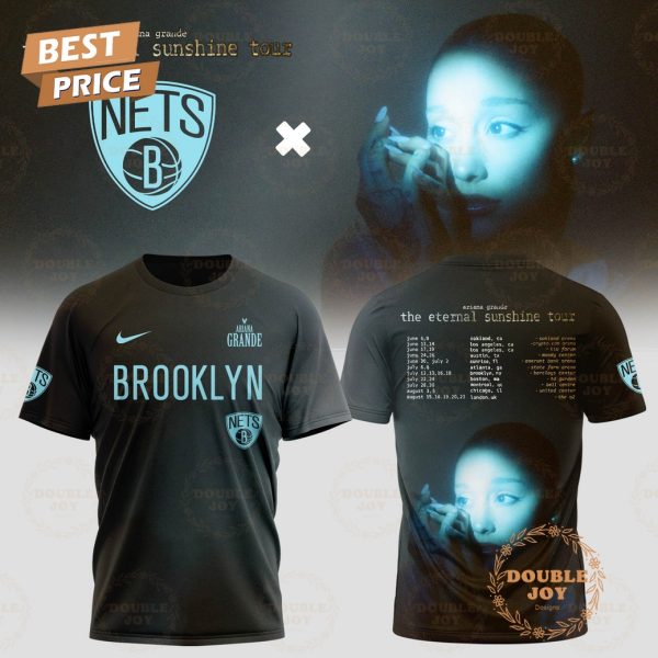 Brooklyn Nets x Ariana Grande – Tour The Eternal Sunshine Black T-Shirt, Hoodie