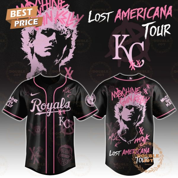 Kansas City Royals x MGK Tour 2025 The Lost Americana Baseball Jersey