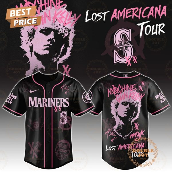 Seattle Mariners x MGK Tour 2025 The Lost Americana Baseball Jersey