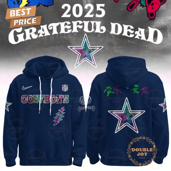 Dallas Cowboys x Grateful Dead Night Navy 2025 Hoodie