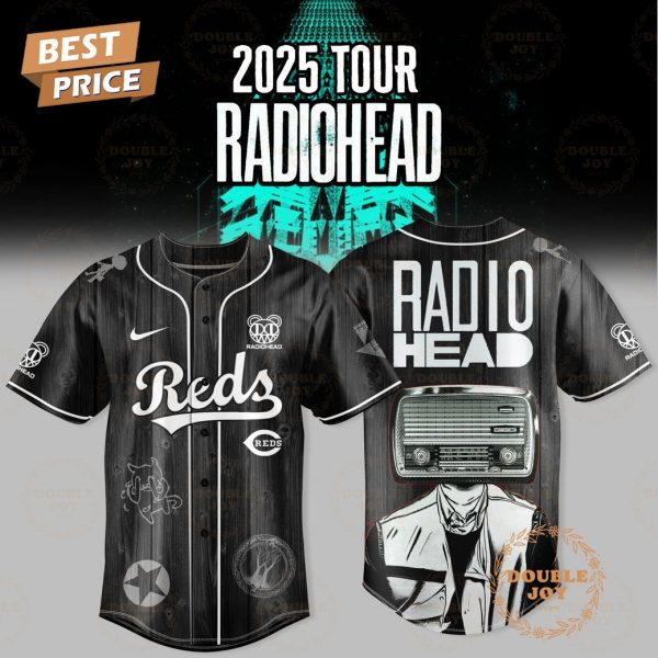 Cincinnati Reds 2025 Tour Radiohead Baseball Jersey