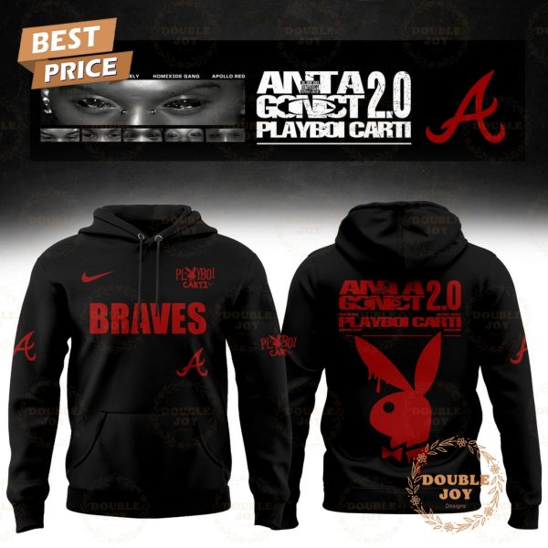 Atlanta Braves x Playboi Carti Antagonist 2.0 Tour 2025 Hoodie