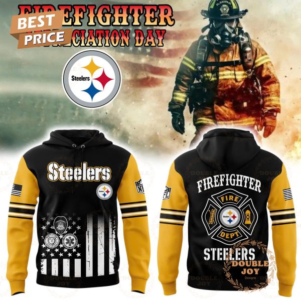 Pittsburgh Steelers Firefighter Appreciation Day Hoodie – Black