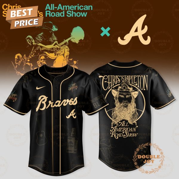 Atlanta Braves x Chris Stapleton Show 2025 All American Road Baseball Jersey