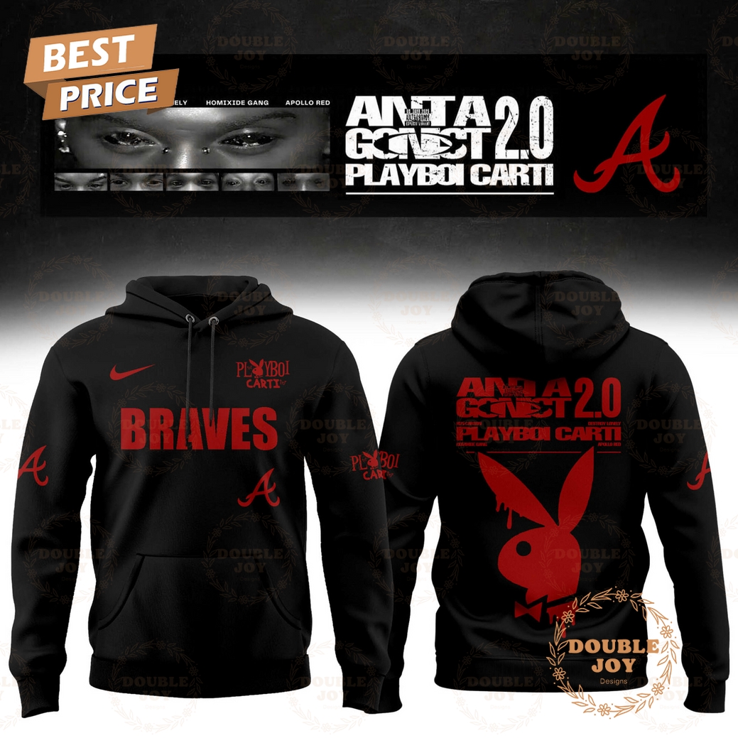 Atlanta Braves x Playboi Carti Antagonist 2.0 Tour 2025 Hoodie Atlanta Braves x Playboi Carti Antagonist 2.0 Tour 2025 Hoodie