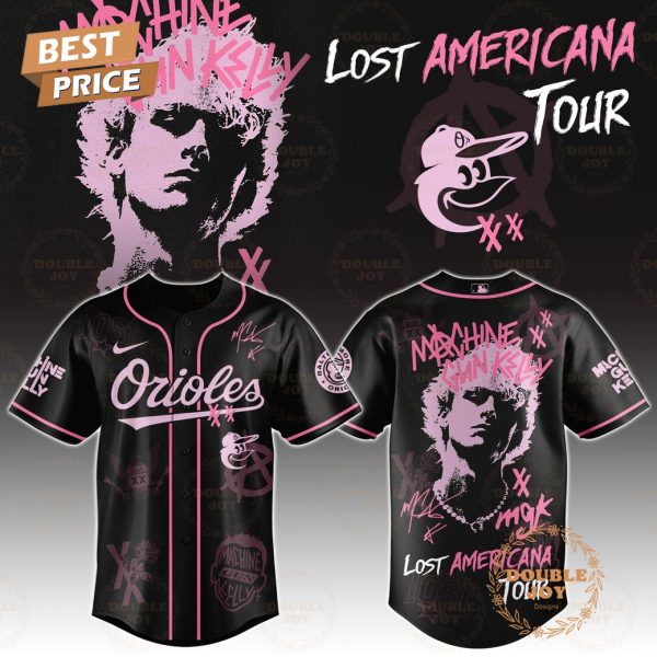 Baltimore Orioles x MGK Tour 2025 The Lost Americana Baseball Jersey