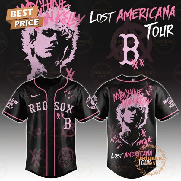 Boston Red Sox x MGK Tour 2025 The Lost Americana Baseball Jersey