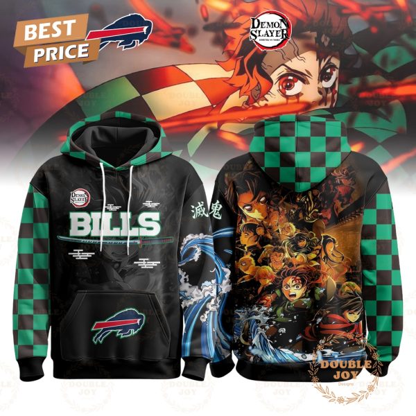 Buffalo Bills x Demon Slayer – Tanjiro Edition Hoodie