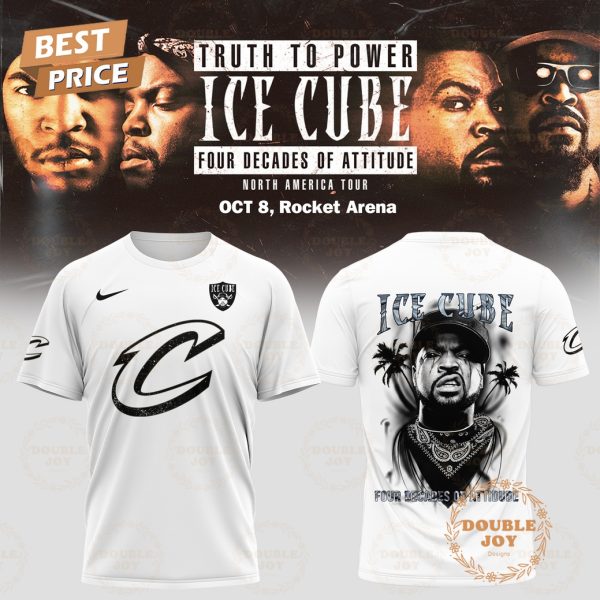 Cleveland Cavaliers x ICE CUBE: TRUTH TO POWER Four Decades of Attitude NA TOUR 2025 T-Shirt, Hoodie