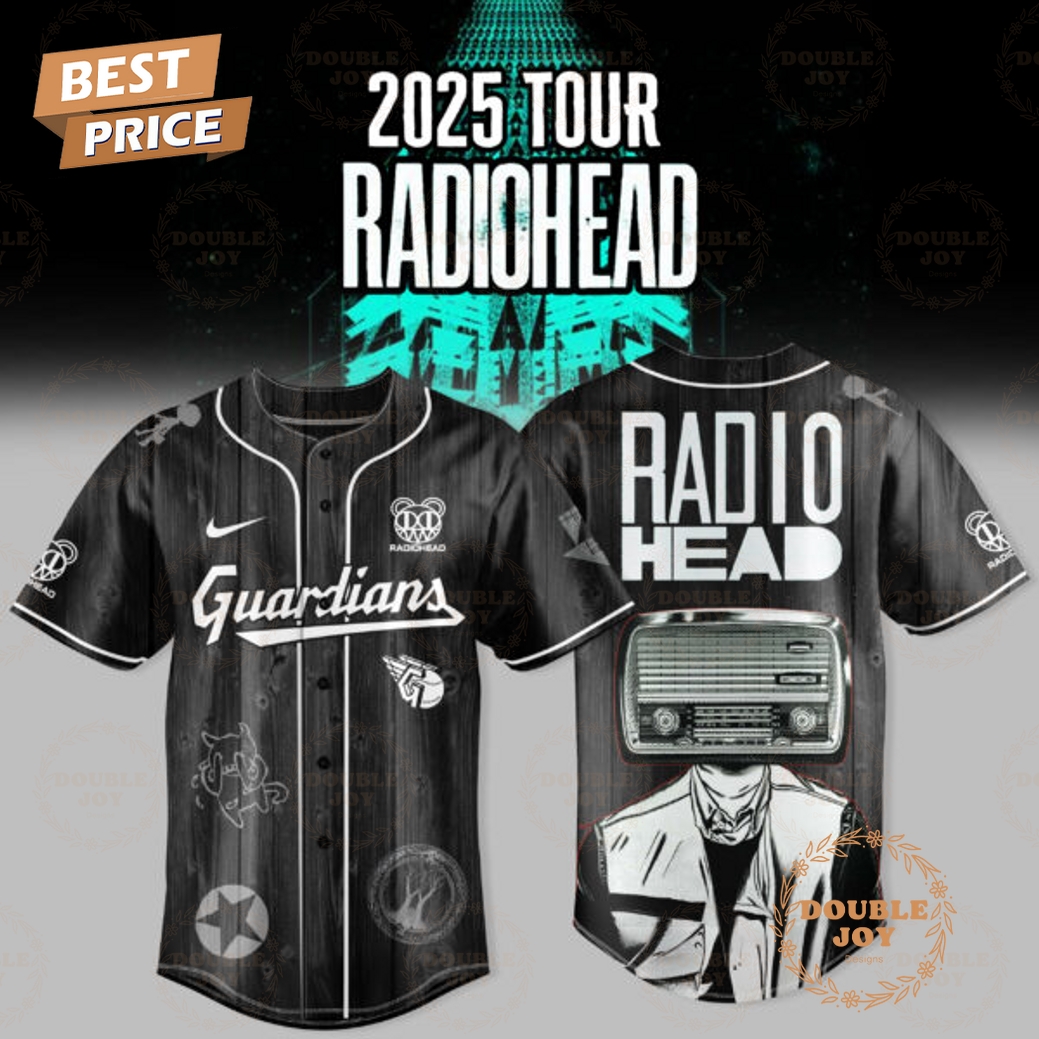 Cleveland Guardians 2025 Tour Radiohead Baseball Jersey Cleveland Guardians 2025 Tour Radiohead Baseball Jersey