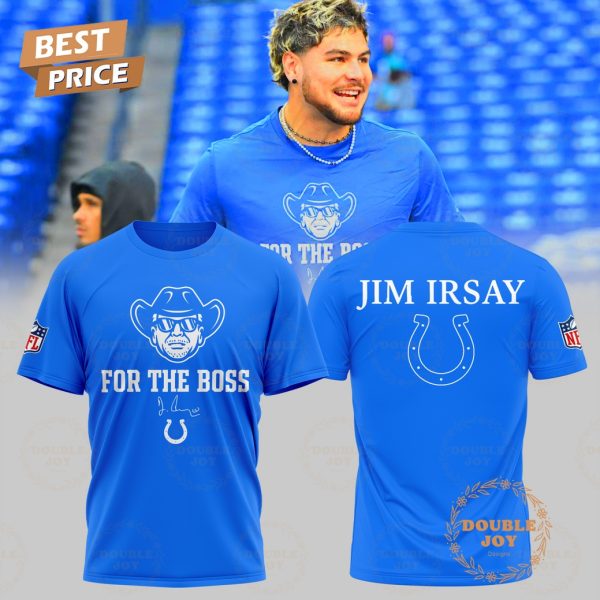 Colts Jim Irsay – For The Boss Blue Edition Hoodie