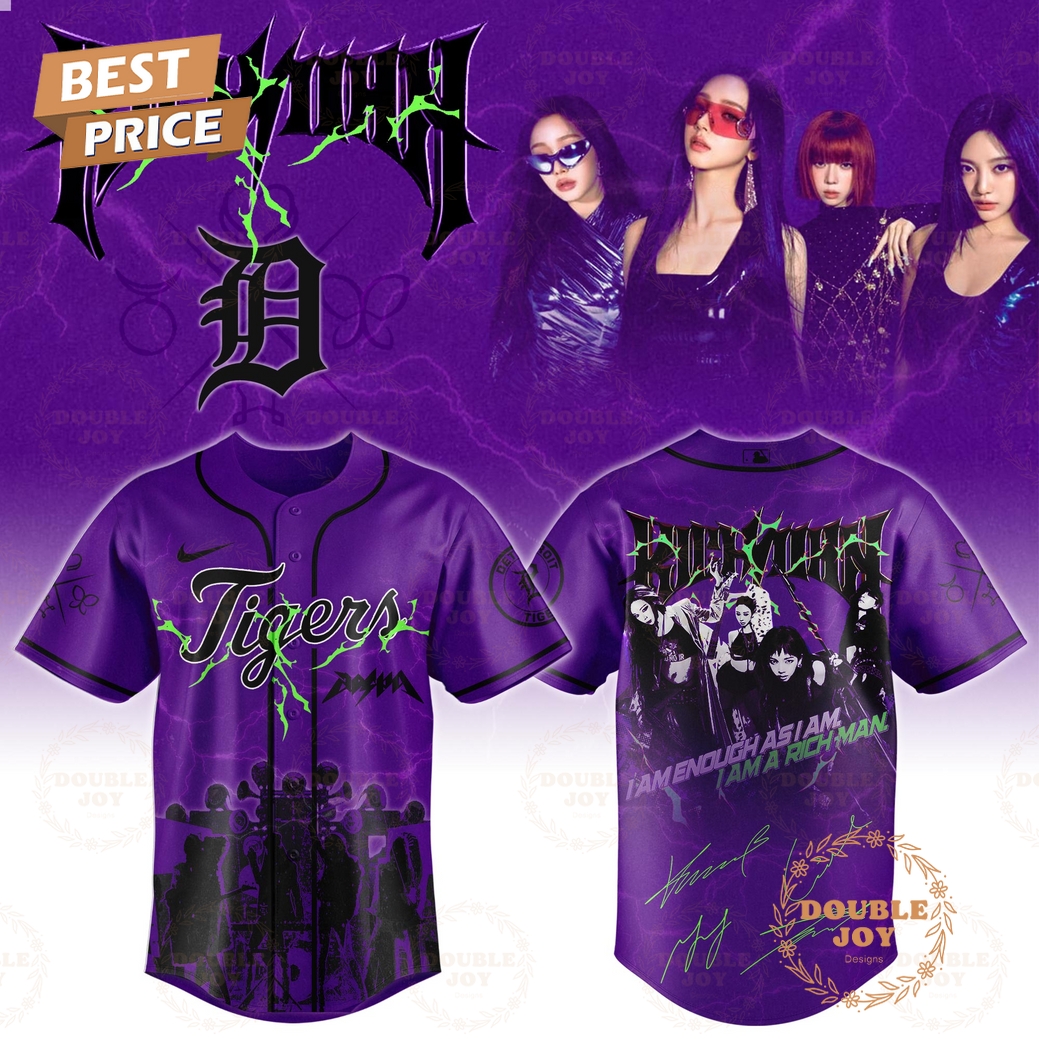 Detroit Tigers x AESPA Richman Limited Edition Purple Baseball Jersey Detroit Tigers x AESPA Richman Limited Edition Purple Baseball Jersey