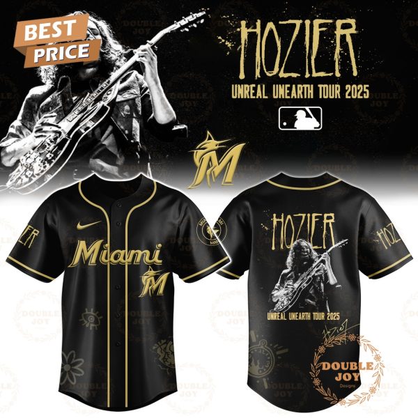 Miami Marlins x HOZIER Tour 2025 Unreal Unearth Edition Baseball Jersey