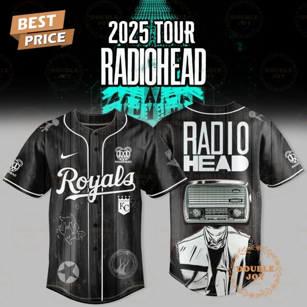 Kansas City Royals 2025 Tour Radiohead Baseball Jersey