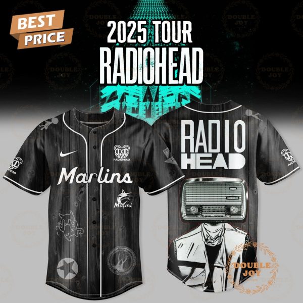 Miami Marlins 2025 Tour Radiohead Baseball Jersey