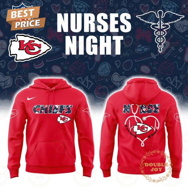 Kansas City Chiefs x NURSES NIGHT Red Edition Hoodie