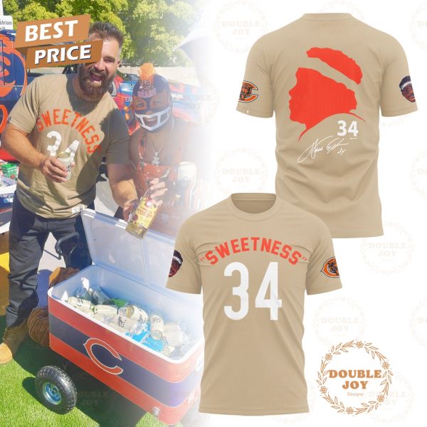 Walter Payton – Sweetness Number 34 Beige Edition Hoodie