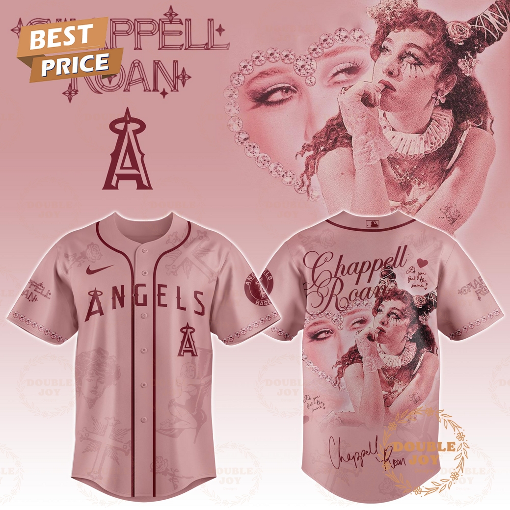 Los Angeles Angels x Chappell Roan Song Picture You 2025 Baseball Jersey Los Angeles Angels x Chappell Roan Song Picture You 2025 Baseball Jersey