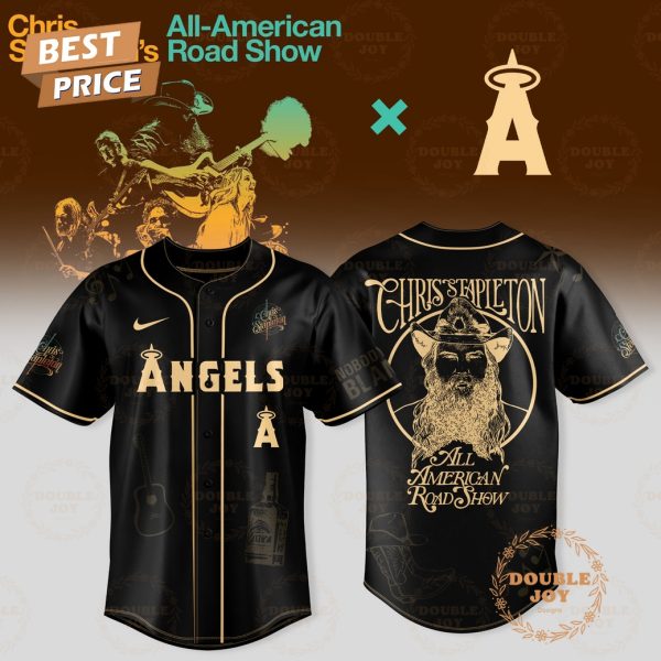 Los Angeles Angels x Chris Stapleton Show 2025 All American Road Baseball Jersey