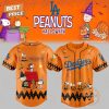 Houston Astros x Halloween Peanuts Orange Baseball Jersey