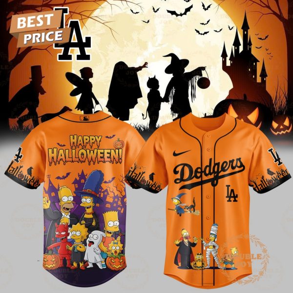Los Angeles Dodgers x The Simpsons – Halloween Edition Baseball Jersey