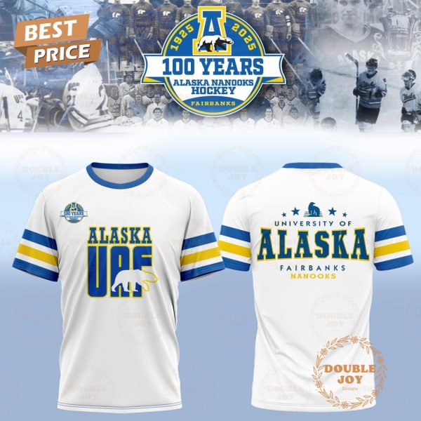 Alaska Nanooks x Hockey 100th Anniversary Nanooks 1925-2025 Hoodie