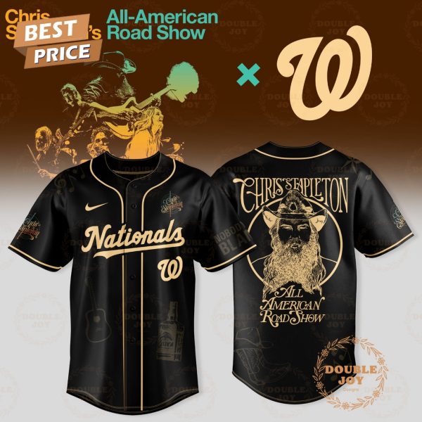 Washington Nationals x Chris Stapleton Show 2025 All American Road Baseball Jersey