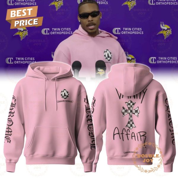 Minnesota Vikings x ustin Jefferson – Lifestyle Pink Edition Hoodie