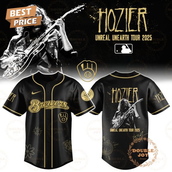 Milwaukee Brewers x HOZIER Tour 2025 Unreal Unearth Edition Baseball Jersey