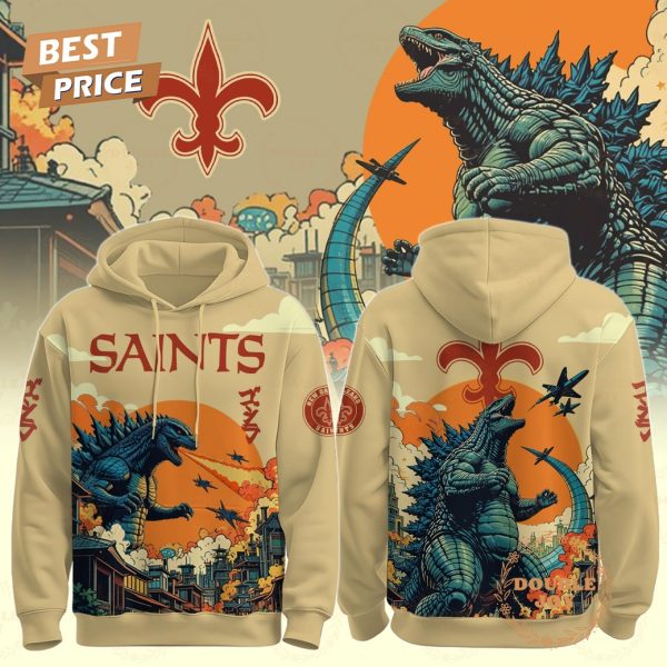 New Orleans Saints x Godzilla 2025 Limited Edition Hoodie
