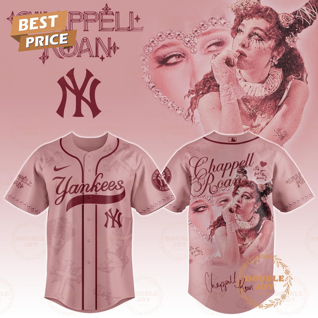 New York Yankees x Chappell Roan Song Picture You 2025 Baseball Jersey New York Yankees x Chappell Roan Song Picture You 2025 Baseball Jersey