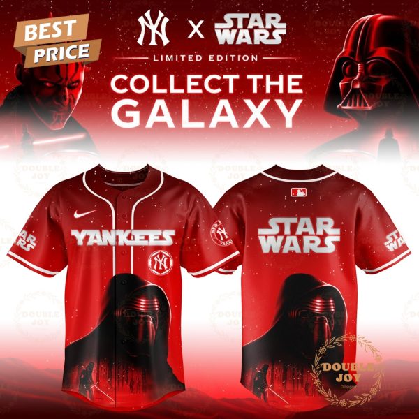 New York Yankees x Star Wars “Kylo Ren” 2025 Special Edition Baseball Jersey