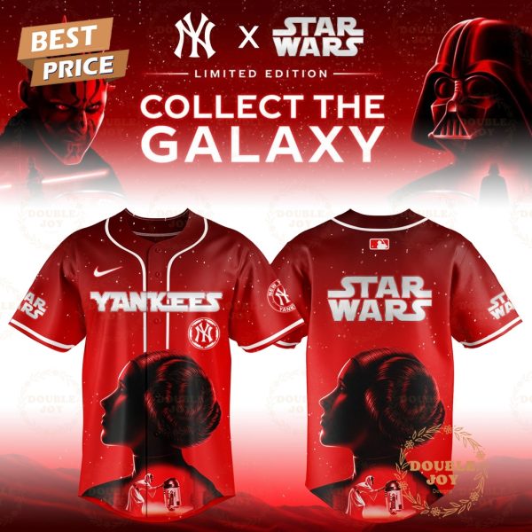 New York Yankees x Star Wars “Leia Organa” 2025 Special Edition Baseball Jersey