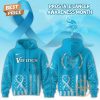 NFL Philadelphia Eagles x Prostate Cancer Awareness Month Blue 2025 Hoodie