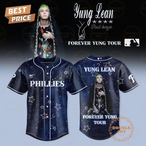 Philadelphia Phillies x Yung Lean Tour Forever Yung Tour 2025 Baseball Jersey
