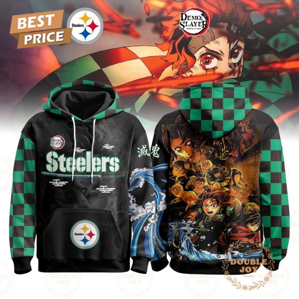 Pittsburgh Steelers x Demon Slayer – Tanjiro Edition Hoodie