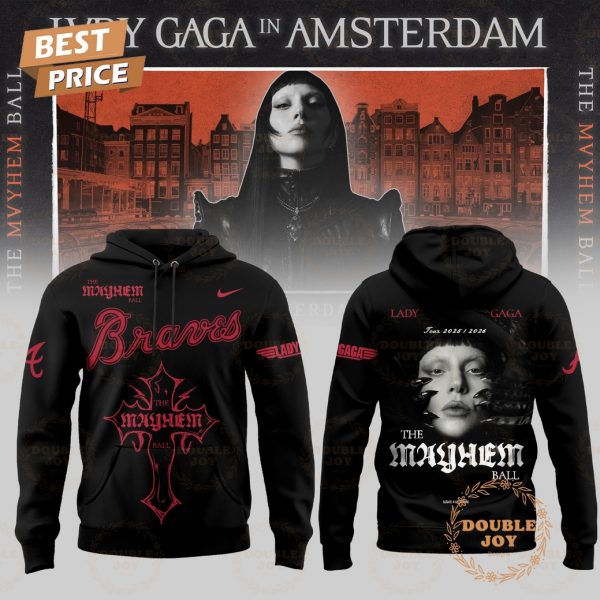 Atlanta Braves x Lady Gaga Tour 2025 2026 The MAYHEM Ball Hoodie