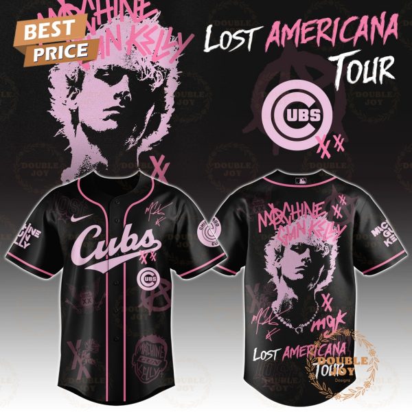 Chicago Cubs x MGK Tour 2025 The Lost Americana Baseball Jersey