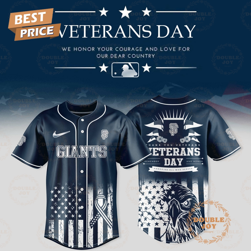 San Francisco Giants x Veterans Day Navy Edition 2025 Baseball Jersey San Francisco Giants x Veterans Day Navy Edition 2025 Baseball Jersey