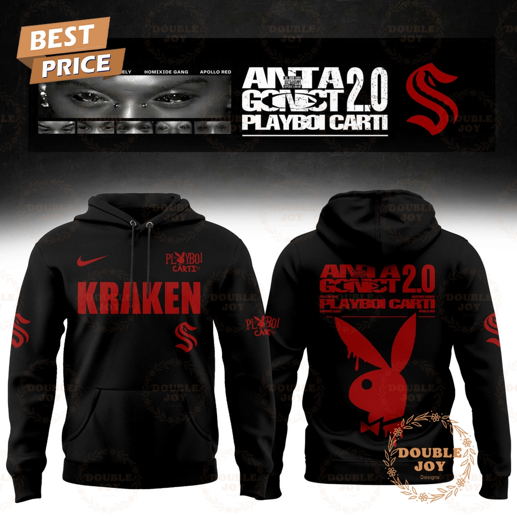 Seattle Kraken x Playboi Carti Antagonist 2.0 Tour 2025 Hoodie Seattle Kraken x Playboi Carti Antagonist 2.0 Tour 2025 Hoodie