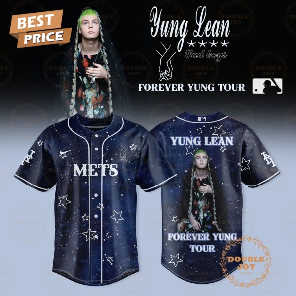 New York Mets x Yung Lean Tour Forever Yung Tour 2025 Baseball Jersey