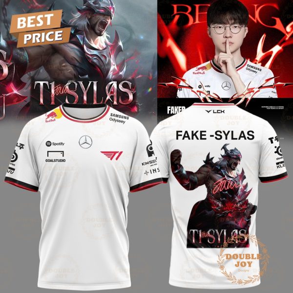 T1 FAKER – SYLAS Skin Worlds 2024 White Edition T-Shirt, Hoodie