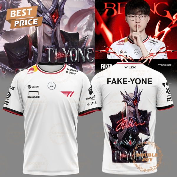 T1 FAKER – YONE Skin Worlds 2024 White Edition T-Shirt, Hoodie