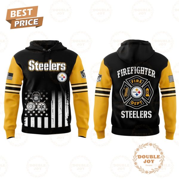 Pittsburgh Steelers Firefighter Appreciation Day Hoodie – Black