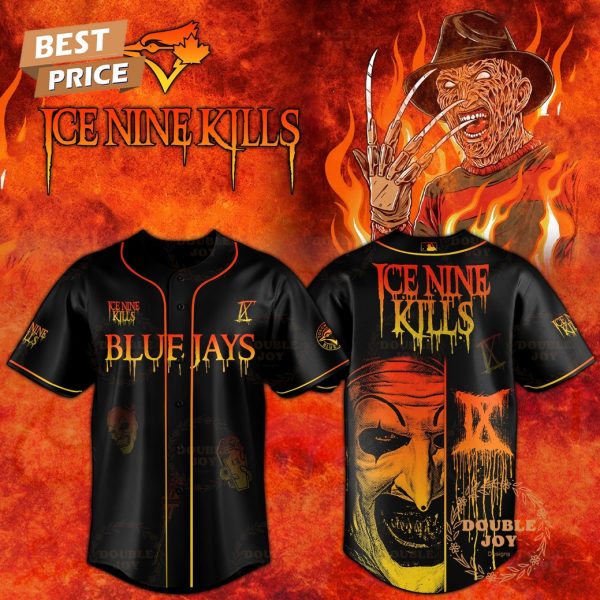 Toronto Blue Jays x Ice Nine Kills Tour 2025 Special Black Edition Baseball Jersey