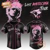 Texas Rangers x MGK Tour 2025 The Lost Americana Baseball Jersey