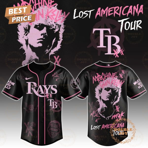Tampa Bay Rays x MGK Tour 2025 The Lost Americana Baseball Jersey